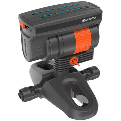 GARDENA Aspersor oscilante OS90 para superficies de hasta 90 m2 del sistema de riego por goteo de fácil instalación 1 - 90 m² (13325-20)
