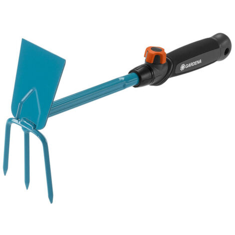 GARDENA Azada tres dientes Combisystem para huerto o quitar malas hierbas 6,5 cm (08915-20)