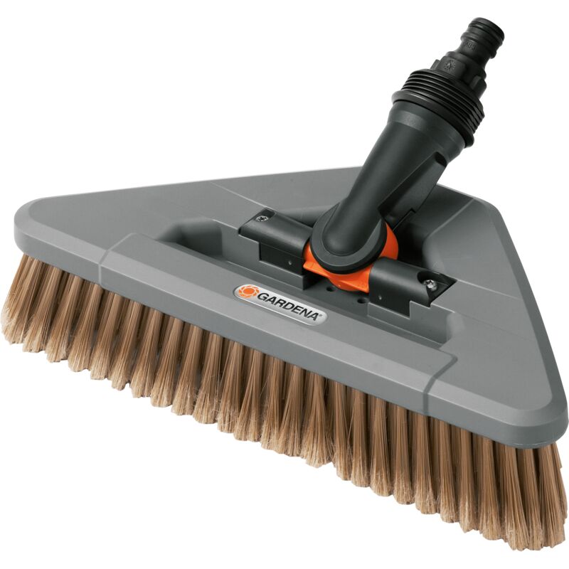 GARDENA Balai de lavage souple articulé Cleansystem® – Tête pivotante 360° – Connecteur OGS® intégré – Garantie 5560 20