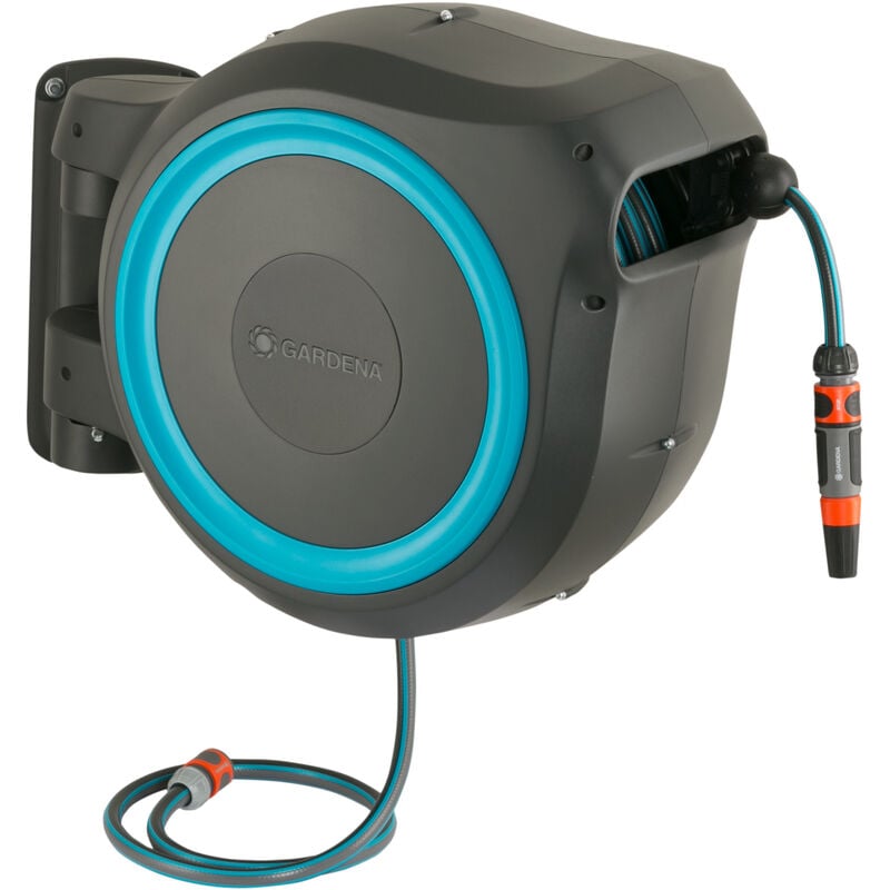

Carrete automático de pared RollUp L - 30 m - Azul - 18625-20 - Gardena