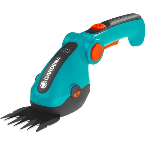 Gardena – Cisaille à gazon ComfortCut Li 988720 – Lame affûtée antiadhésive 8 cm – Autonomie 80 min – Poignée ergonomique inclinable