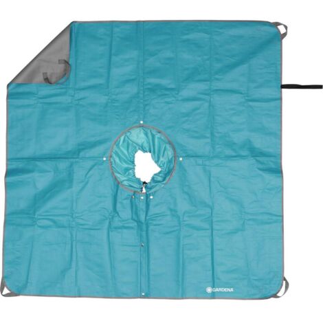 Gardena – Tapis pour taille des arbustes 50820 – Largeur 150 cm – Tissu hydrofuge – Collier réglable et poignées de transport - C094821