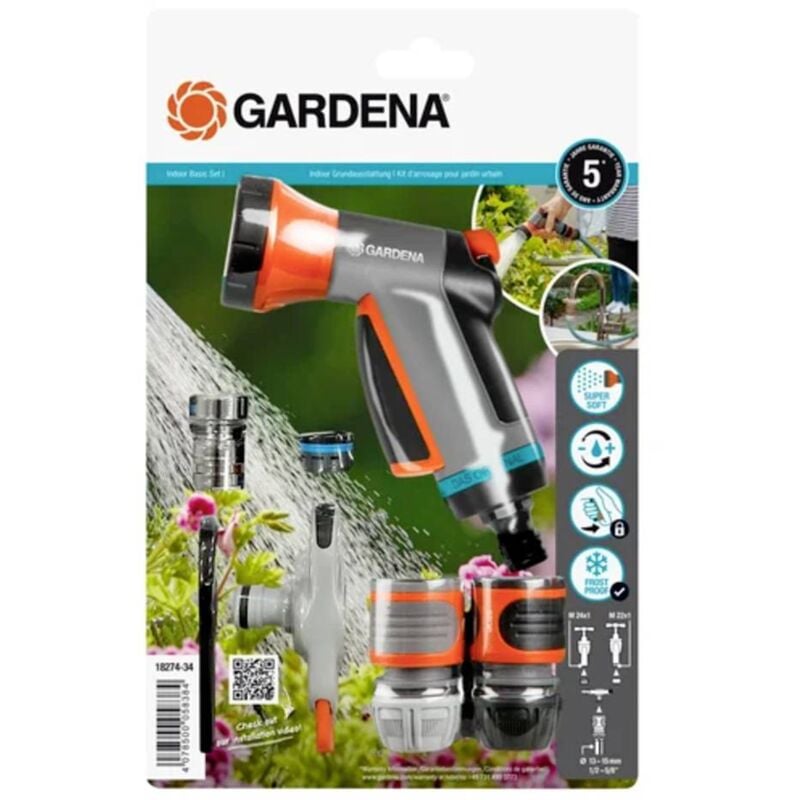 CityGardening 18274-20 Lance d'arrosage avec raccords - Gardena
