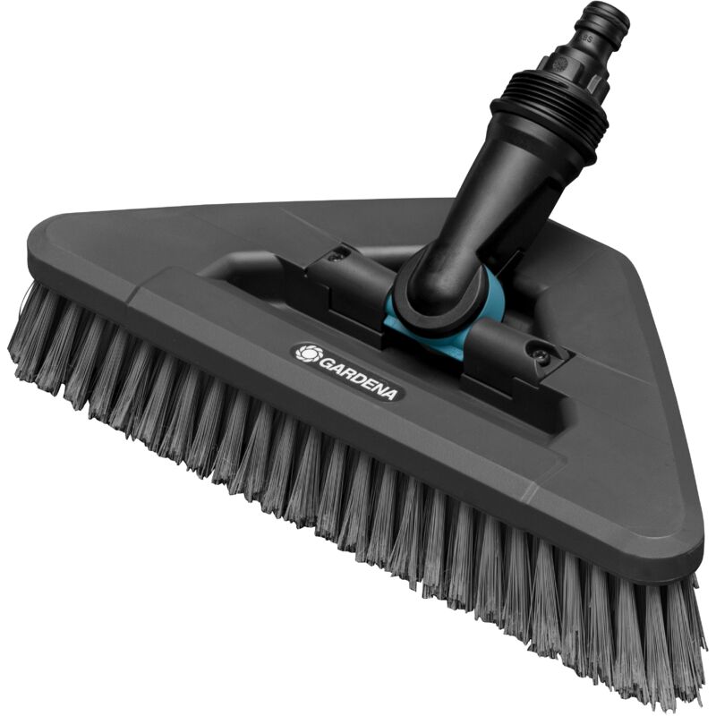 Gardena - Cleansystem Handle Brush Soft Flex Corner Angled Large Delicate Cleaning