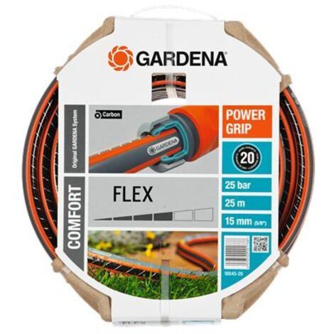 Gardena Comfort FLEX Gartenschlauch schwarz und orange 25 m