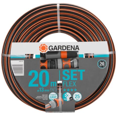 Gardena Comfort Flex Schlauch 13 mm (1/2'') - Länge 20 m - inkl. Zubehör - 18034-20