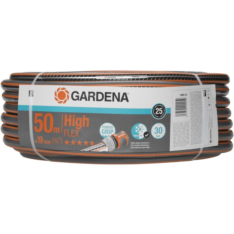 Tubo acqua da giardino Comfort highflex 50 m, 19 mm (3/4') per irrigazione e giardinaggio (18085-20) - Gardena