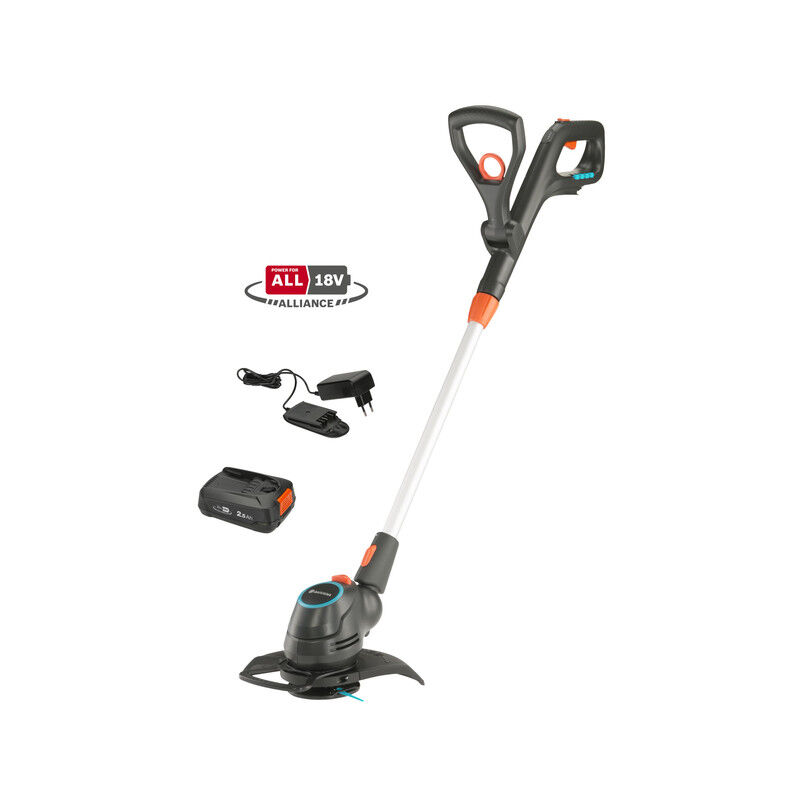 Coupe-bordures ComfortCut 23/18V power for all. Prêt à l'emploi avec outil, batterie et chargeur inclus. (14701-20) - Gardena