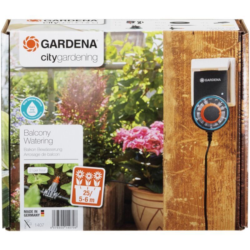 Set Irrigazione Da Balcone Programmabile, Per Innaffiare Automatica...