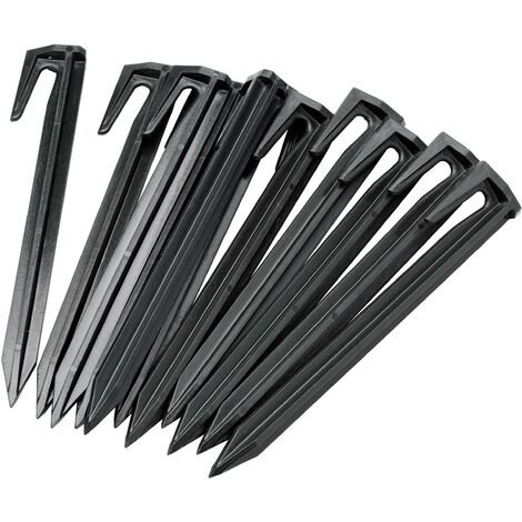 GARDENA Estacas para fijar el cable perimetral del robot cortacésped Sileno, 100 unidades (04090-20)