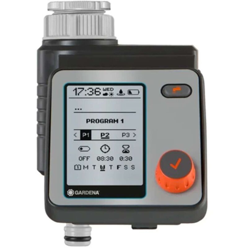 Gardena Programmateur D'Arrosage Master : Arrosage Automatique Et Rapide 6 Programmations Écran Lcd Fonction Arrosage Manuel