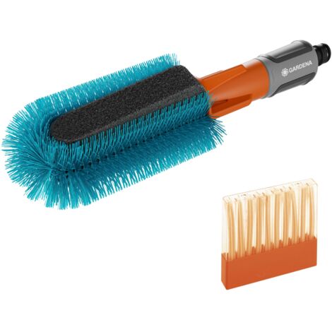 GARDENA Kit brosse de lavage pour vélo Cleansystem avec bâtonnets de shampooing. (18864-20)