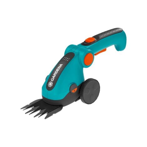GARDENA Kit cisaille à gazon sur batterie ComfortCut Li + manche télescopique + roues (9858-20).