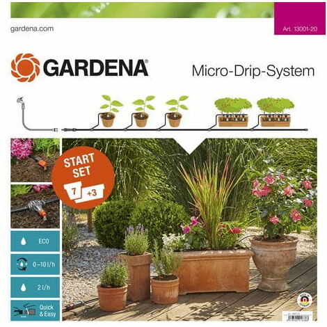 Gardena Kit goute a goute pour Plante Micro-Drip-System Gris 35 x 20 x 19 cm