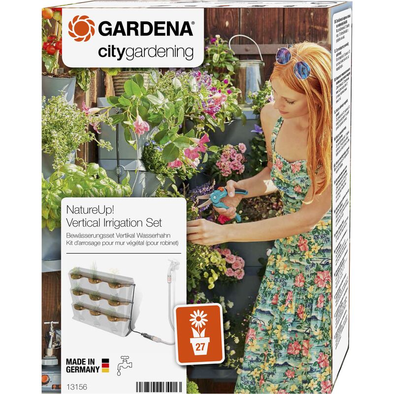 Gardena - Kit d'arrosage pour mur végétal NatureUp (13156-20)