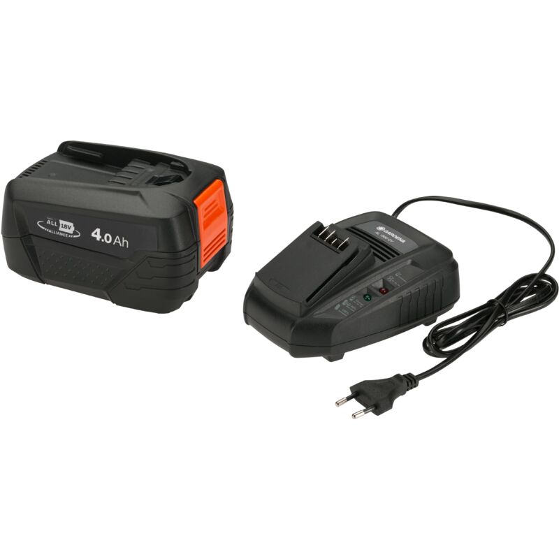 Gardena - Kit de démarrage power for all. 1 Batterie Li-ion pba 18 v / 4,0 Ah + 1 chargeur al 1830 cv. (14908-20)