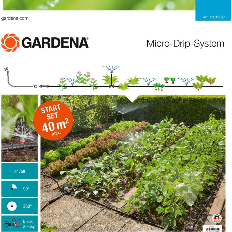 Kit d'initiation Micro Drip System pour potagers et massifs