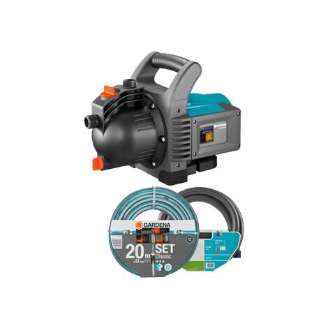 GARDENA Kit Pompe d'arrosage de surface+ tuyau