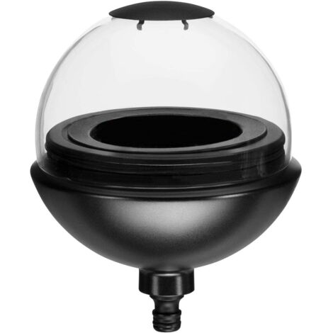 Gardena – Lanterne ClickUp 1143020 – Hauteur réglable pour bougies jusqu'à 8 cm – Design en métal et verre – Système de connexion 1 clic