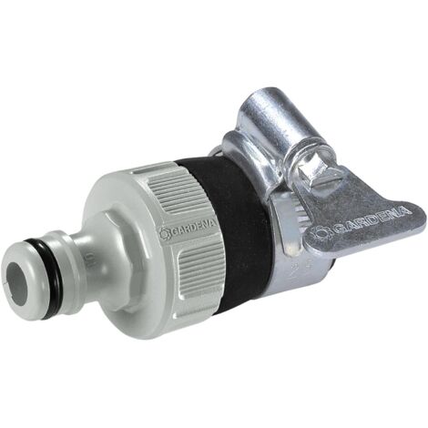 GARDENA Macho para grifo sin rosca para grifos con boca de salida lisa sin rosca (02908-20)