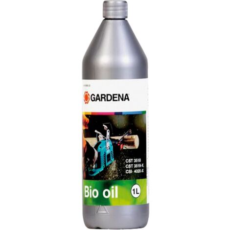Gardena Olio per catene bio, 1l: Olio per motosega per la lubrificazione della motosega (6006-20)