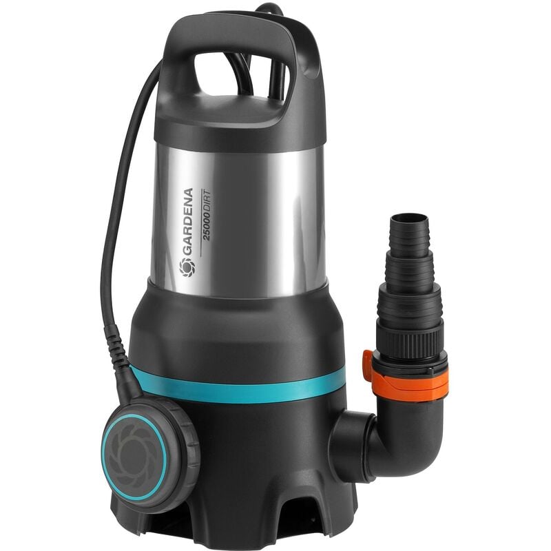 Gardena - Pompa ad immersione per acqua sporca 1100 w 25.000 l/h, fino a 7 m di profondità (9046-20)