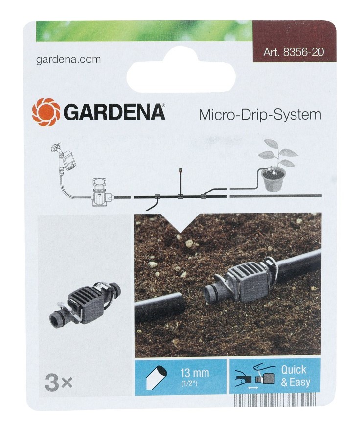 Gardena - Raccord Micro-Drip-System Noir 30 x 20 x 20 cm 08356-20