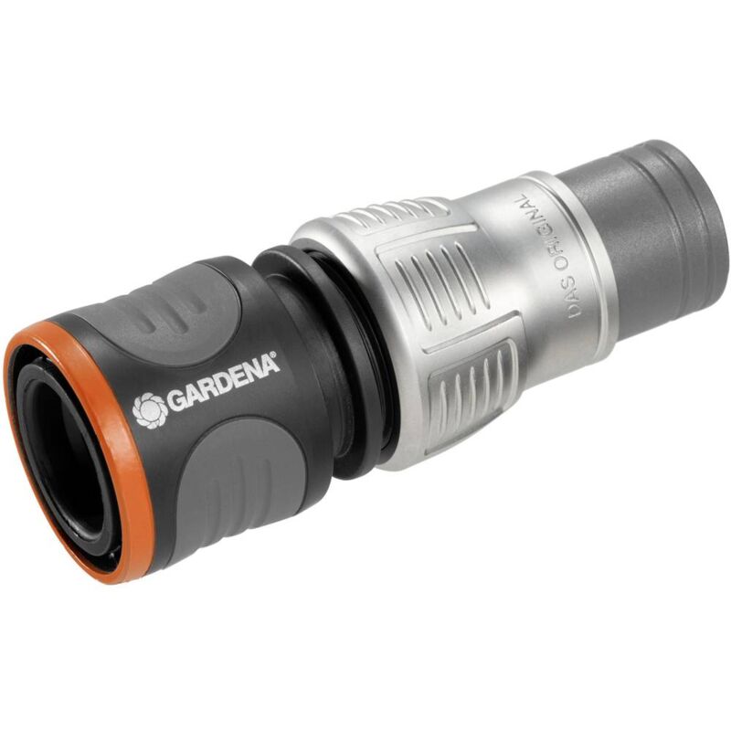 GARDENA 18255-50 Premium Hose Connector 13-15mm Metal-Plastic Design