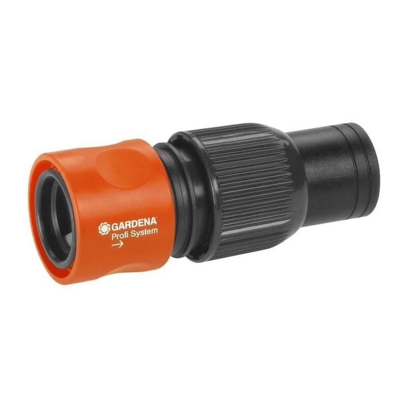 Gardena - Raccord rapide grand débit – Pour raccorder le tuyaux au robinet – Adapté aux tuyaux de 19 mm – (2817-20)