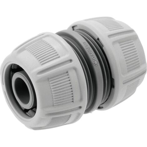 Gardena – Raccord réparateur 1823350 Ø 19 mm (3/4) – En plastique – Connexion rapide pour tuyaux – Écrou de serrage ergonomique