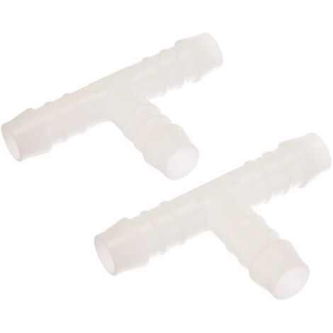 Gardena Raccordo a T: accessori per tubi in plastica, per un semplice collegamento e diramazione di tubi da 12 mm, 2 pezzi (7304-20)