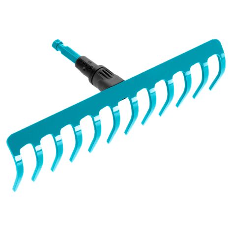 GARDENA Rastrello 12 denti, larghezza 30 cm, acciaio rivestito CombiSystem (3177-20)
