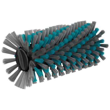 GARDENA Repuesto cepillo cilíndrico universal para cepillo limpiador AquaBrush 18V POWER FOR ALL, para la limpieza de superficies sensibles como madera, compatible con máquinas 14841, 14842 (14848-20)