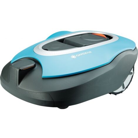 Gardena – Robot tondeuse 405220 – Surface d'action jusqu'à 1000 m² – Largeur de coupe 220 mm – Guidage intelligent – Fonctionnement silencieux