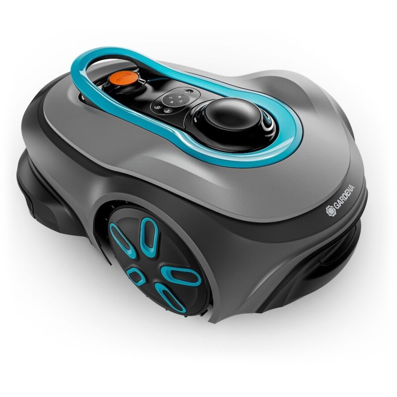 GARDENA Robot tondeuse connect&eacute; smart SILENO free 900 m2 Navigation RTK + GPS sans c&acirc;ble Trim-to-Edge Batterie 18 V