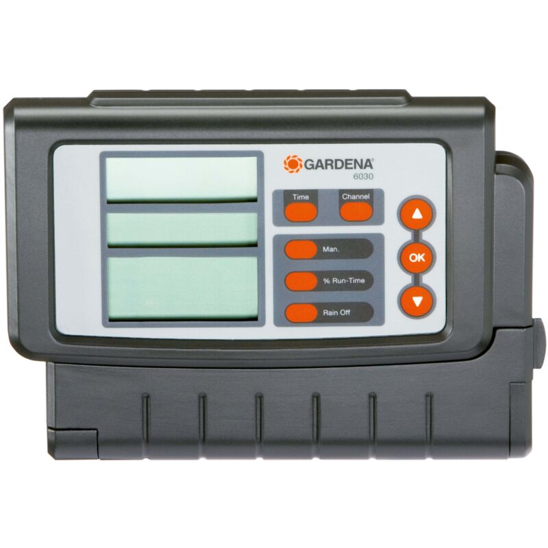 GARDENA Programmateur 6030 Classic – Ecran LCD – Système centralisé – Boîtier pour intérieur – Branchement sur – 1284 20 - vue 2