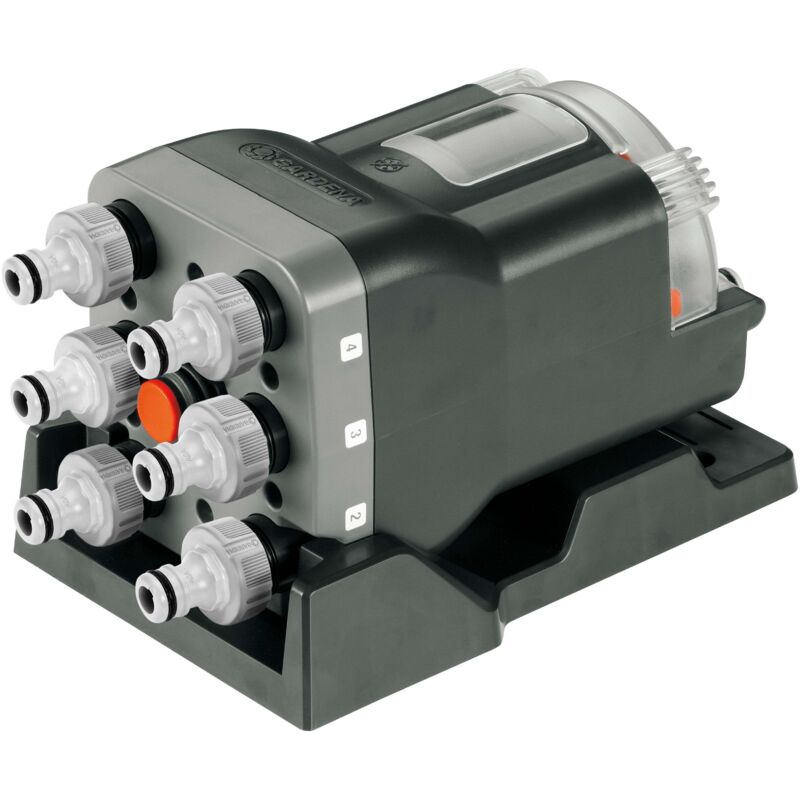 Sélecteur automatique GARDENA 6 sorties d'eau indépendantes Connexion unique Kit raccordement complet - vue 3