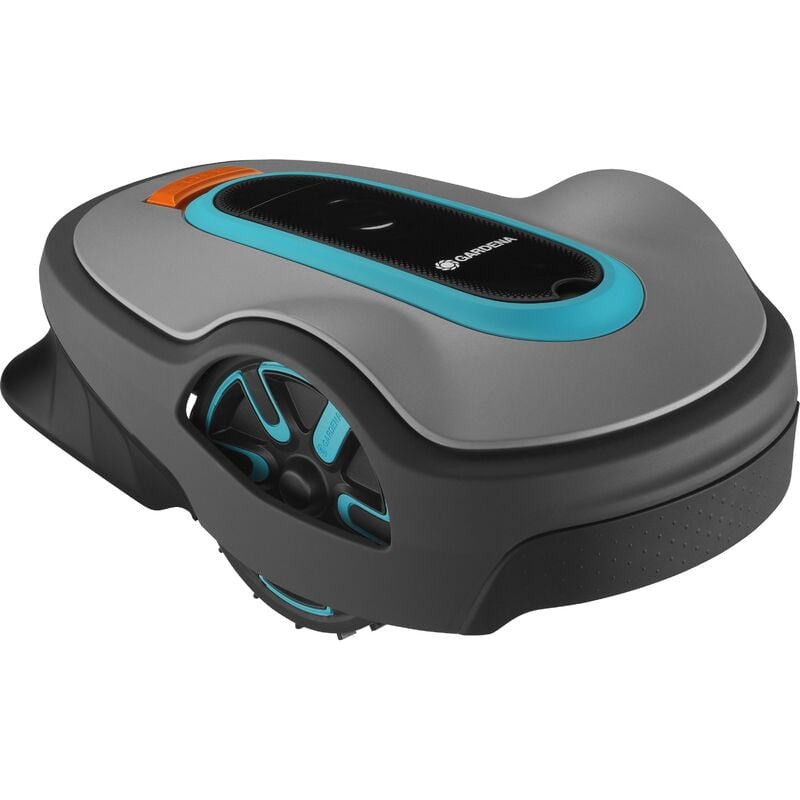 GARDENA SILENO life 1250. Tondeuse robot connectée Bluetooth®. < 1250m². Tond sous la pluie. Capteur de gel. Nettoyage à l’eau. Ultra-silencieuse