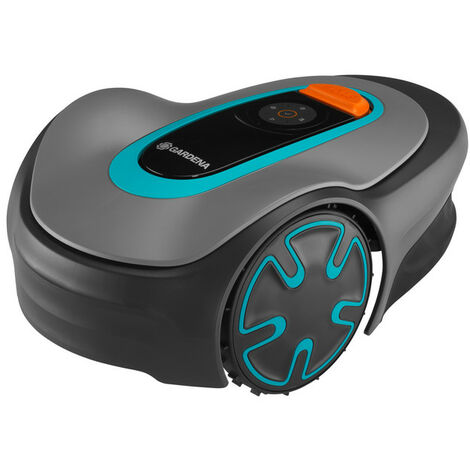 GARDENA SILENO minimo 300. Tondeuse robot connectée Bluetooth® 300m². Tond sous la pluie. Capteur de gel. Nettoyage à l’eau. Ultra-silencieuse (15205-26)