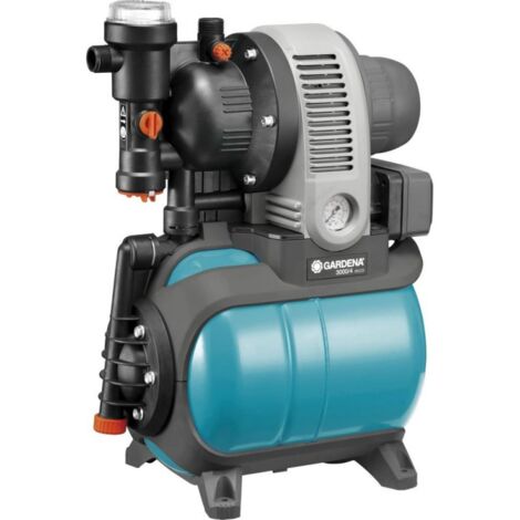 Gardena – Surpresseur 3000/4 éco – Réservoir 19L – Moteur sans entretien – Économie d'énergie jusqu'à 15% – Auto-amorçage optimisé