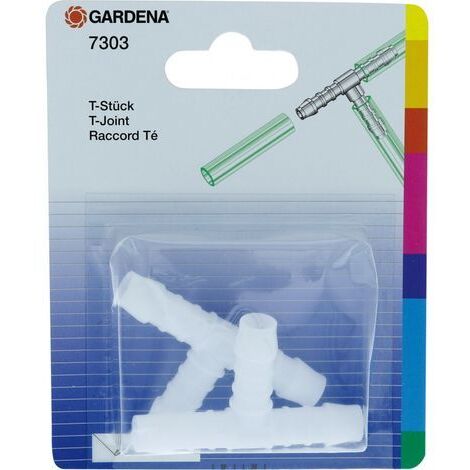 Gardena T-Stück für 10 mm Schläuche Inhalt: 2 Stück