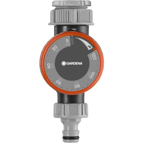 GARDENA Temporizador para grifo de 26,5mm (3/4) o con rosca de 33,3mm (1) (1169-20)