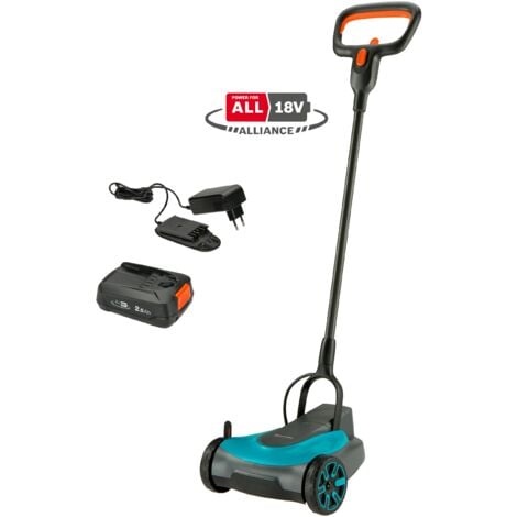 GARDENA Tondeuse HandyMower 22/18V POWER FOR ALL. Prête à l'emploi avec outil, batterie et chargeur inclus. (14620-20)
