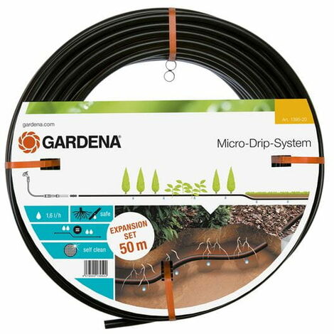 Gardena Tube goutte goutte systme Micro-Drip 13,7 mm sous terre. 1 6 l / h. 50 m Kit d'extension pour article n° 1389