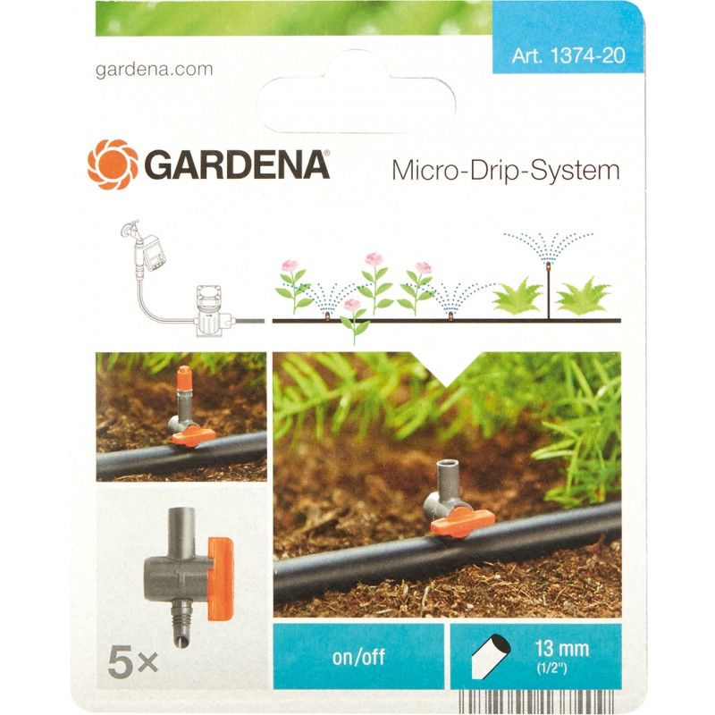 

válvula de regulación Micro-Drip-System Gris/Naranja 35 x 20 x 19 cm - 5 unidades - Gardena