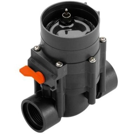 Gardena – Vanne d'arrosage électromagnétique 1'' sans fil – Raccord 30,3 mm – Contrôle mobile pour irrigation efficace - W813021