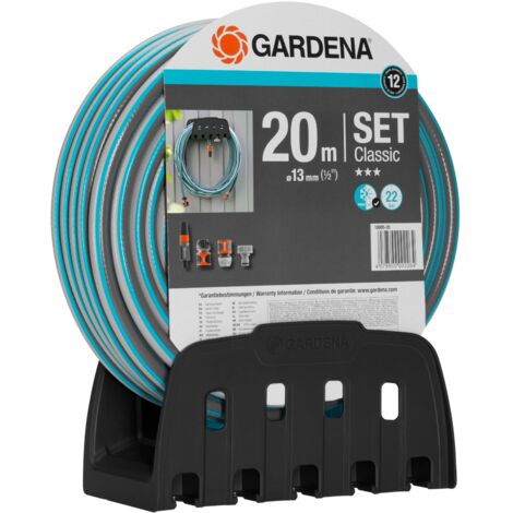 Gardena Wandschlauchhalter mit Schlauch 13 mm (1/2"), 20 m (18005-50)