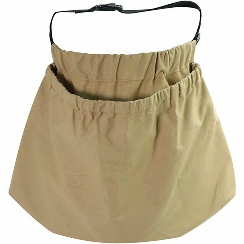 Gardeners Harvesting and Weeding Apron Large Capacity Oxford Waist Pouch for Fruit and Vegetable Picking Gardening Picking Bag Picking Bag6038cm Khaki