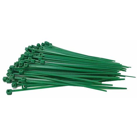 GARDENIA Fascette 3,6x140 mm, 100 pezzi, verde
