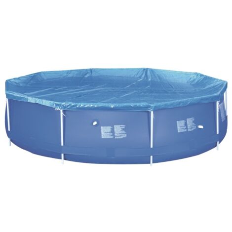 GARDENIA Telo copertura piscine tonde steelsuper blu, Ø 360 cm